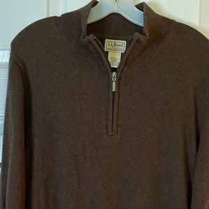 LL Bean brown mens sweater XL
